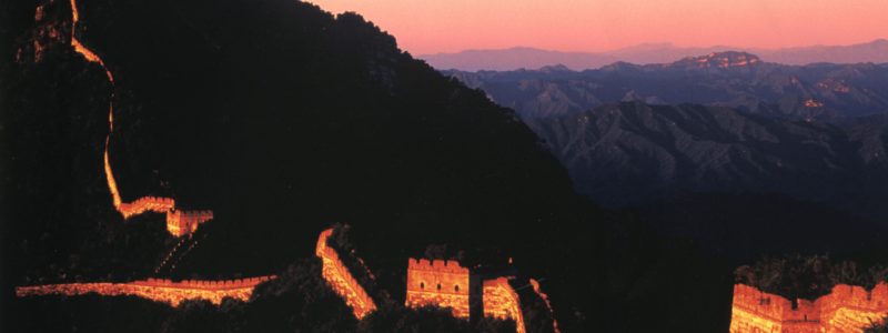 Sunset on the Wild Wall of China